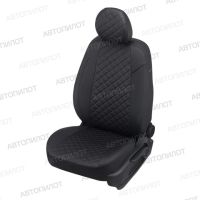 Чехлы Автопилот Экокожа Ромб на Audi 80 B-4 (8C) (1991-1996) Чехлы Автопилот Экокожа Ромб на Audi 80 B-4 (8C) (1991-1996)