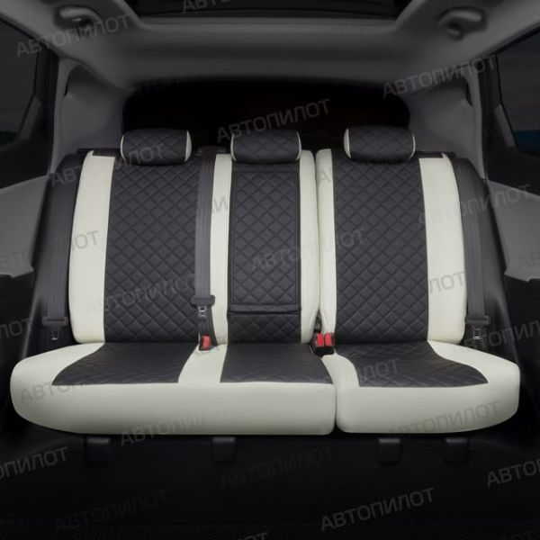 Чехлы Автопилот Экокожа Ромб на Audi 80 B-4 (8C) (1991-1996) Чехлы Автопилот Экокожа Ромб на Audi 80 B-4 (8C) (1991-1996)