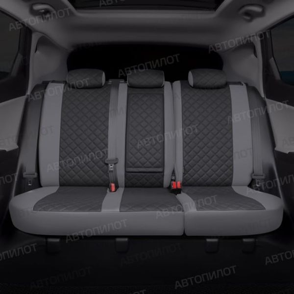 Чехлы Автопилот Экокожа Ромб на Audi 80 B-4 (8C) (1991-1996) Чехлы Автопилот Экокожа Ромб на Audi 80 B-4 (8C) (1991-1996)