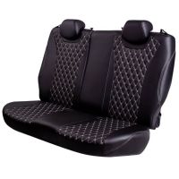 Чехлы Премиум Экокожа Байрон Ромб на Kia K5 с 2020+ Чехлы Премиум Экокожа Байрон Ромб на Kia K5 с 2020+