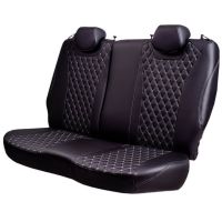 Чехлы Премиум Экокожа Байрон Ромб на Kia K5 с 2020+ Чехлы Премиум Экокожа Байрон Ромб на Kia K5 с 2020+