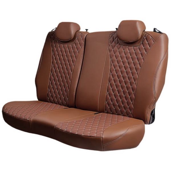 Чехлы Премиум Экокожа Байрон Ромб на Kia K5 с 2020+ Чехлы Премиум Экокожа Байрон Ромб на Kia K5 с 2020+