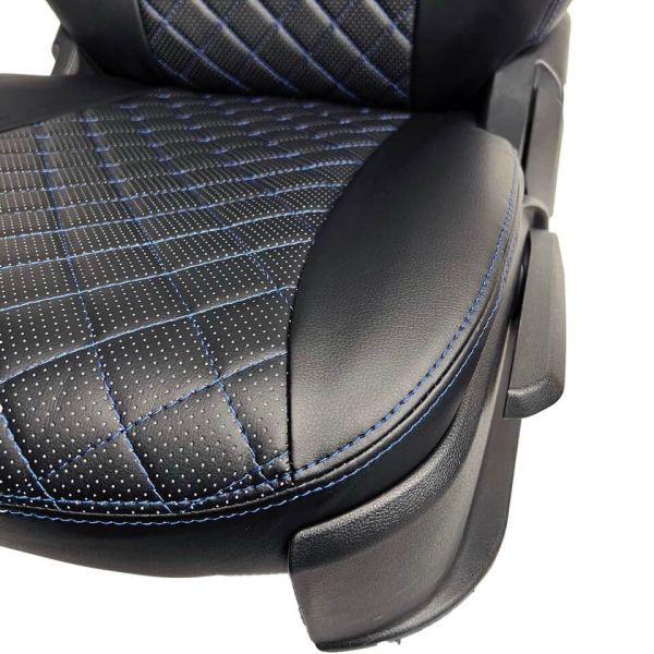 Чехлы Экокожа Ромб на Volkswagen Polo с 2020+ Чехлы Экокожа Ромб на Volkswagen Polo с 2020+