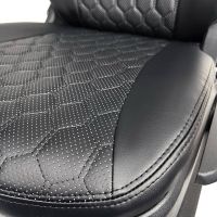 Чехлы Экокожа Ромб на Volkswagen Polo с 2020+ Чехлы Экокожа Ромб на Volkswagen Polo с 2020+