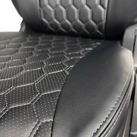 Чехлы Экокожа Ромб на Volkswagen Polo с 2020+ Чехлы Экокожа Ромб на Volkswagen Polo с 2020+