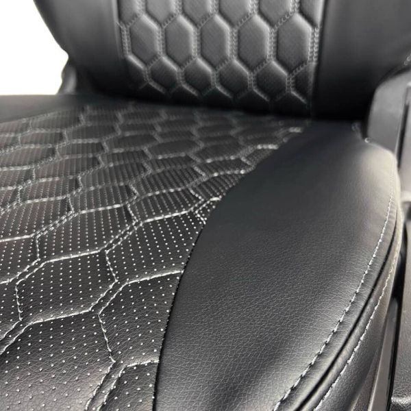 Чехлы Экокожа Ромб на Volkswagen Polo с 2020+ Чехлы Экокожа Ромб на Volkswagen Polo с 2020+