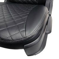 Чехлы Экокожа Ромб на Volkswagen Polo с 2020+ Чехлы Экокожа Ромб на Volkswagen Polo с 2020+