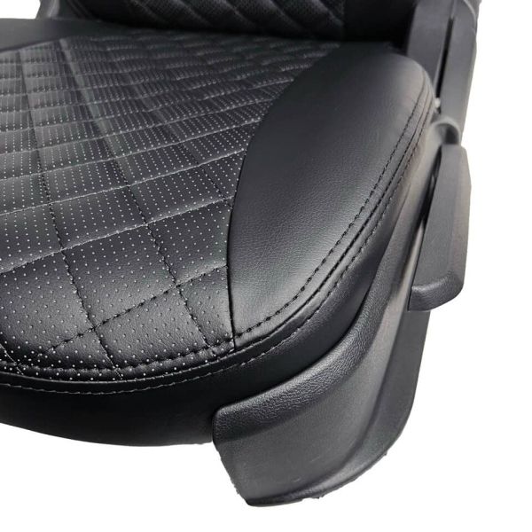 Чехлы Экокожа Ромб на Volkswagen Polo с 2020+ Чехлы Экокожа Ромб на Volkswagen Polo с 2020+