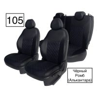 Чехлы Алькантара на Renault Duster 2015-2021 г.в. Чехлы Алькантара на Renault Duster 2015-2021 г.в.